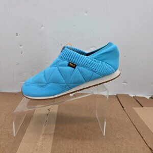 Teva ReEmber Shoes Women 10 Blue Slip On Comfort Quilted Sneakers 1125471